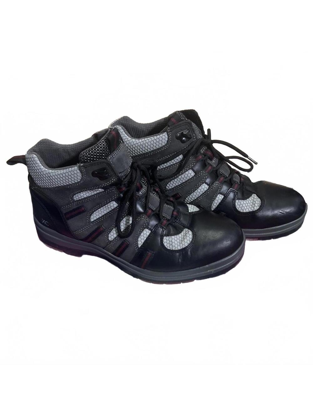 Johnston & Murphy XC Flex Waterproof Black Leather Boots Mens 10 M